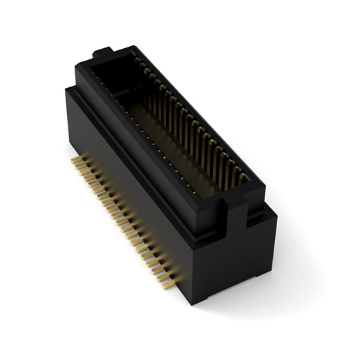 0.5 PITCH BTB  雙槽帶柱 PLUGB0506W